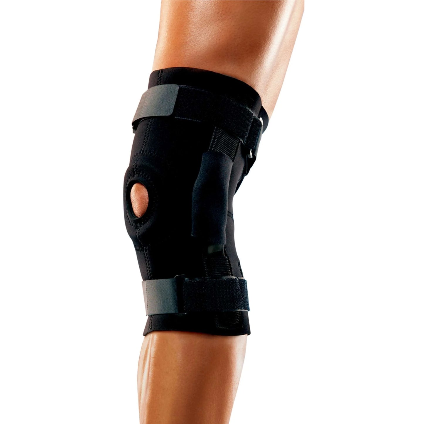 Adjustable Hinged Knee Brace, Black/Gray, 1 Brace