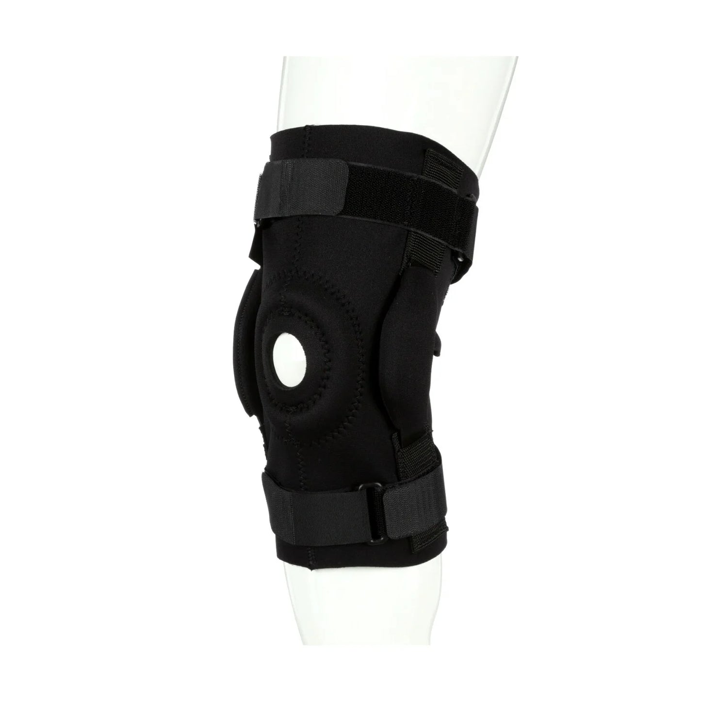 Adjustable Hinged Knee Brace, Black/Gray, 1 Brace